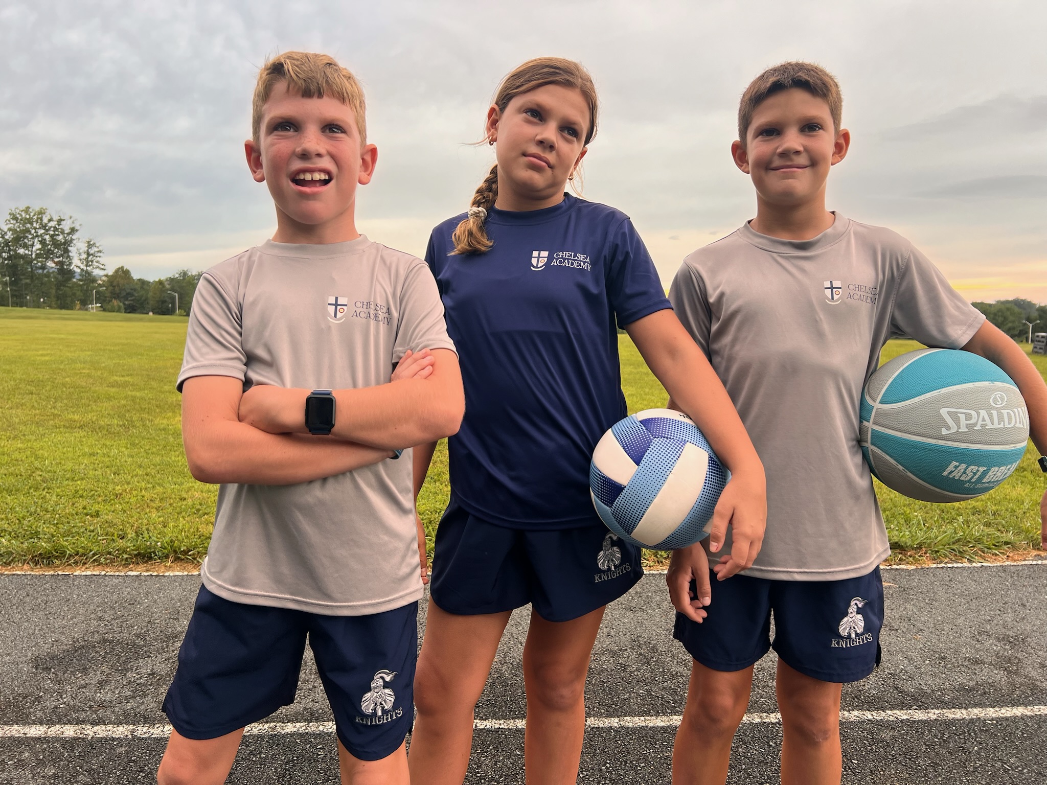 Customized MODSport PE Kit tops and shorts with athletic equipment